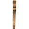Ekena Millwork Olympic Slat Rough Sawn Bracket, Western Red Cedar, 4"W x 34"D x 38"H BKT04X34X38OLY06RWR - alternate 2